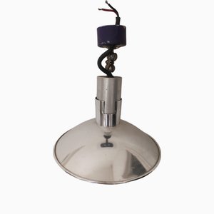 Mid-Century Chrome Pendant Light, 1970