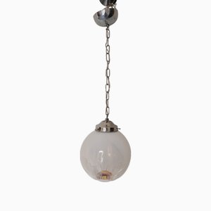 Lampe à Suspension Mid-Century en Verre de Murano de AV Mazzega, 1970
