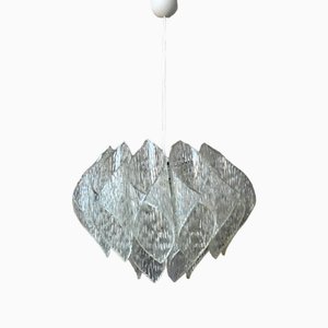 Vintage Scandinavian Frosted-Look Acrylic Pendant Light, 1960s