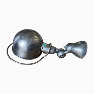 Industrielle Vintage Wandlampe in Schwarzem Graphit von Jean-Louis Domecq für Jieldé, 1950er