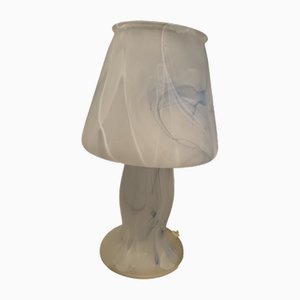 Lámpara de mesa de cristal de Murano marmolado de cristal de Murano hecho, 1970