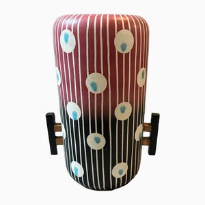 Mid-Century Modern Italian Hand-Painted Ceramic Vase by Bellaria, 1960s