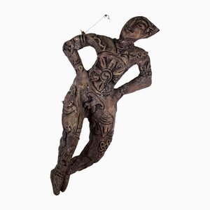 Dekorative italienische Statue aus Pappmaché, 1970er