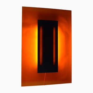 Panel luminoso escultural italiano de Johanna Grawunder, 1980