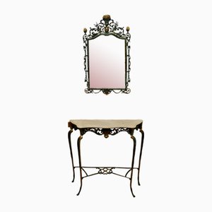 Vintage Baroque Console Set, 1970s, Set of 2