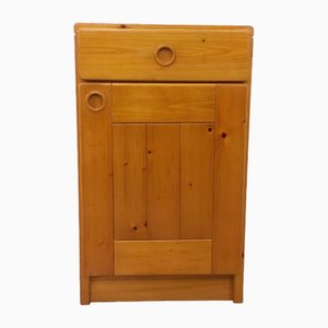 Vintage Pine Storage Cabinet by Charlotte Perriand, 1960s
