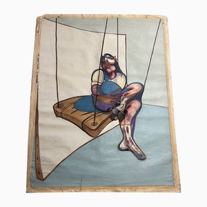 Donald Tibble, Painterman 3, 1977, Öl auf Leinwand
