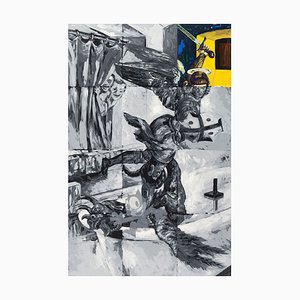 Tadanori Yokoo, Saint George - Take Wing, Ye Vengeful Spectre!, Large Serigraph