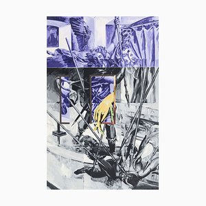 Tadanori Yokoo, Saint Michael - Success Through Aspiration, Large Serigraph