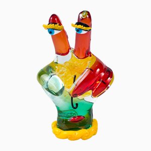 Scultura astratta in vetro di Murano di YourMurano