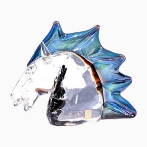 Scultura di cavallo in vetro di Murano di YourMurano