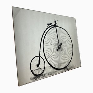 Vintage Penny Farthing Frameless Mirror