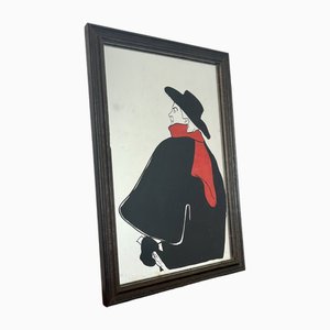 Aristide Bruant in His Cabaret by Henri De Toulouse-Lautrec Wall Art Mirror