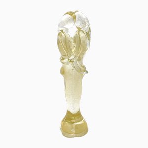 Embrace of Love Sculpture in Gold and Crystal in Murano Glass from YourMurano