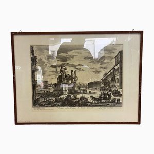 View of the Piazza Di Monte Cavallo Quirinale, Rome, 1950s, Print