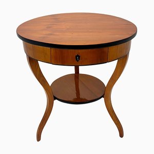 Runder Biedermeier Tisch aus Kirschholz, Süddeutschland, 1820
