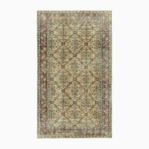 Vintage Turkish Hand-Knotted Rug