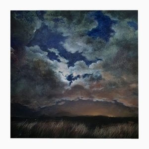 Maija Muizniece, A Moment Before Peace, 2024, Olio su tela