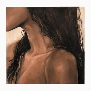 Meryem Tayganskaya, Nude, Oil on Canvas, 21st Century
