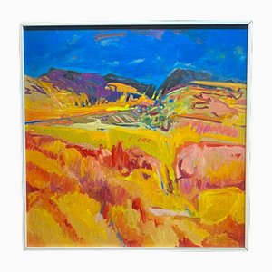 Jean Krille, Landscape 109, Oil on Masonite, 1987