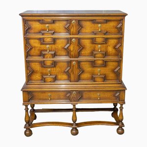 Oak Chest on Stand, 1970s