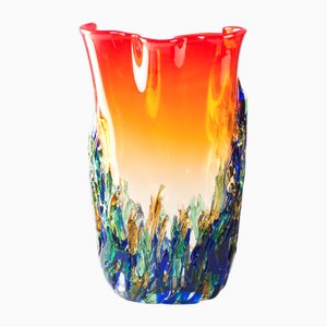 Jarrón de cristal de Murano rojo hecho a mano de YourMurano