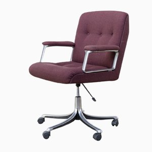 Mid-Century P128 Swivel Desk Chair by Osvaldo Borsani for Tecno