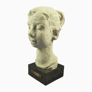 Frauenbüstenskulptur von Lorenzo Pepe, 20. Jahrhundert