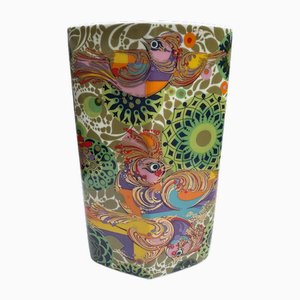 Feuervogel Vase von Björn Wiinblad für Rosenthal, 1992