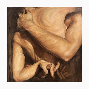 Meryem Tayganskaya, Nude Painting, Oil on Canvas, 21st Century