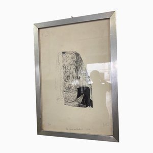 Donna Delfino, Profile, 1977, Lithograph