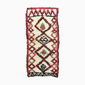 Vintage Beni Ouarain Berber Rug with Classic Diamond Pattern