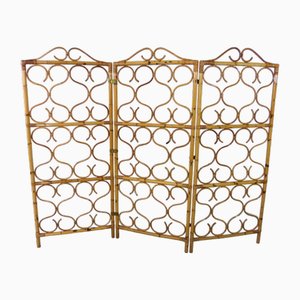 Italian Ratan Room Divider, 1960s