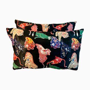 Fabric Cushions from Gaston&Daniela, 1977, Set of 2
