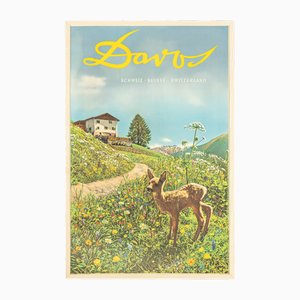 Davos Poster by Emil Meerkämper, 1935