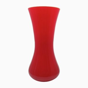 Vaso grande artigianale in vetro di Murano, Italia, anni '70