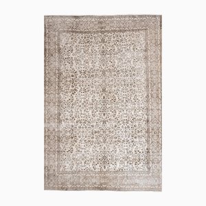Vintage Cotton and Wool Rug