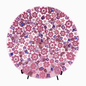 Assiette en Verre de Murano Rose de YourMurano