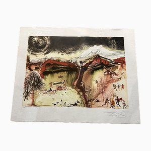 Salvador Dali, The Four Seasons, 1950s, Lithograph