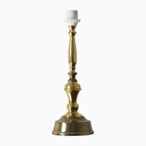 Scandinavian Brass Table Lamp, 1960s