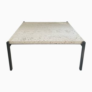 Vintage Travertine Coffee Table, 1960s