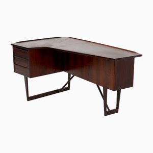 Bureau Boomerang en Palissandre par Peter Løvig Nielsen pour Hedensted Møbelfabrik, 1950s