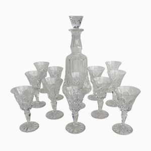 Crystal Liqueur Service Camargue Model from Saint Louis, 1970s, Set of 13