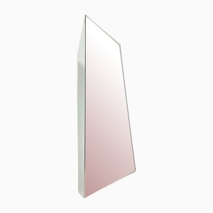 Large Sculptural Stainless Steel Wall Lamp, 1970s