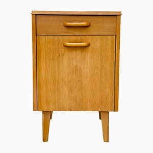 Vintage Oak Bedside Table, 1960