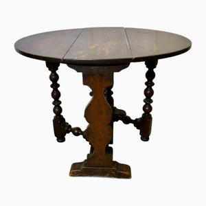 Ovaler Gateleg Beistelltisch aus Eiche, 1890er