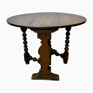 Table d'Appoint Ovale en Chêne, 1890s