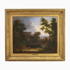 Artista flamenco, La aparición de Jesús en el camino de Emaús, 1650, óleo sobre lienzo