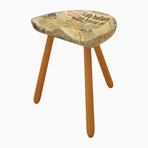 Danish Tripod Stool by Arne Hovmand-Olsen, 1950s