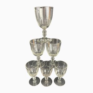 Baccarat Medicis Gläser, Ende 19. Jh., 6er Set